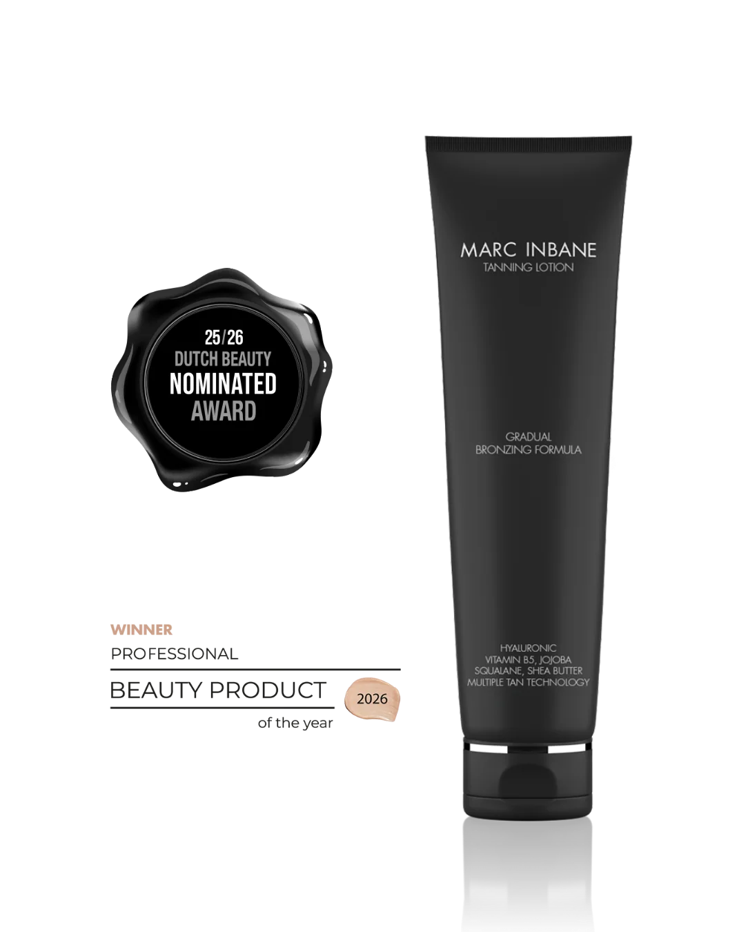 lotion op witte achtergrond